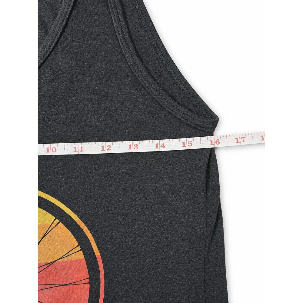 American Apparel Rise & Ride Tank Top Size M Gray - Picture 3 of 4